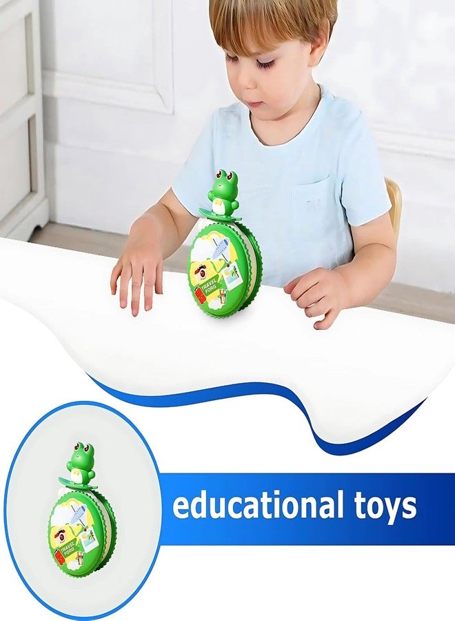 KIDWILL Travel Frog Baby Yo-Yo Toy with Rope - Cartoon Animal Pull String Yo-Yo for Kids, Educational Travel Toy with Cute Frog Design, Safe & Durable Spinner, Fun Gift for Toddlers & Children - Image 3